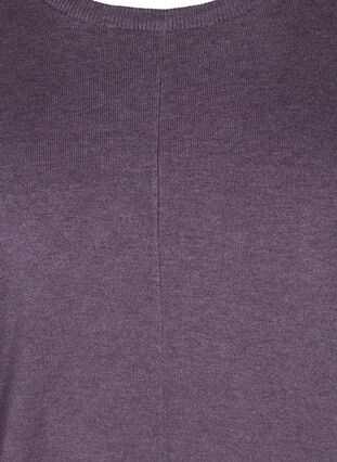 Dzianinowa bluzka, Deep Purple Mel, Packshot image number 2
