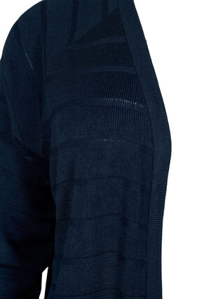 Kardigan z paskami w zblizonych odcieniach, Navy Blazer, Packshot image number 2