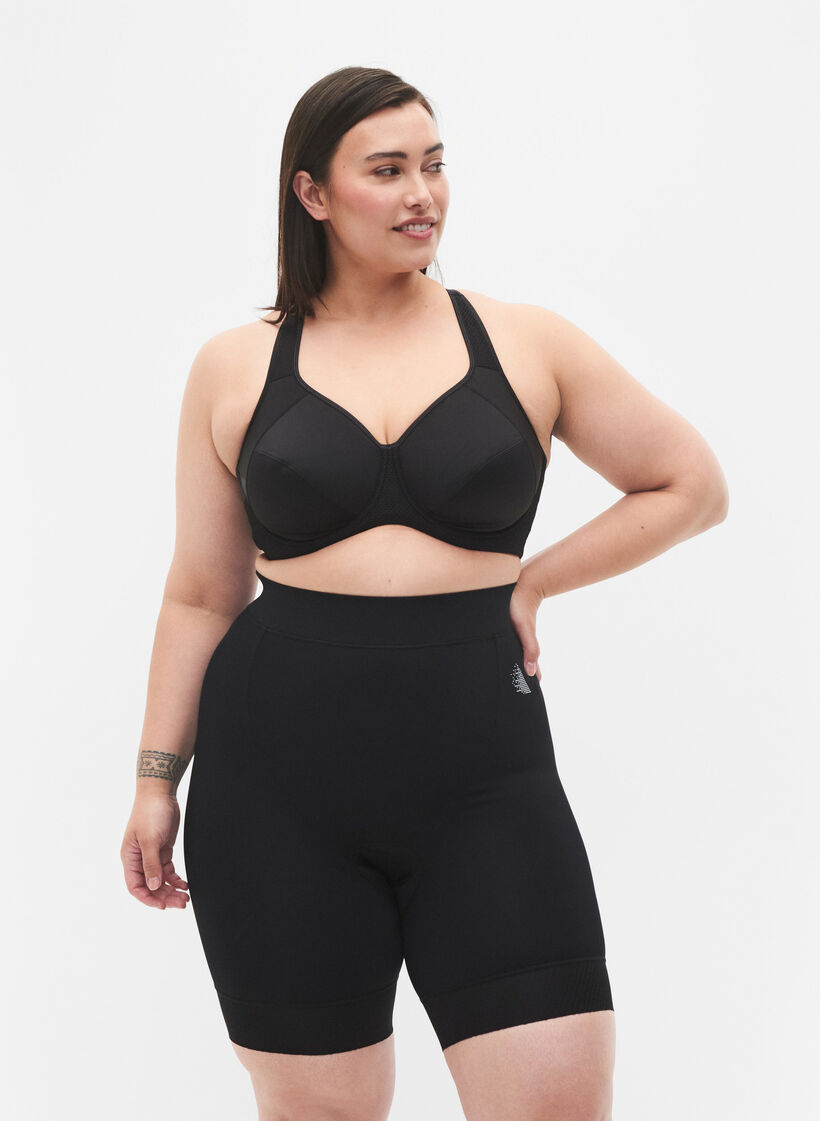 Spodenki rowerowe / spinningowe, Black, Model image number 2