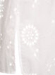 Bawelniana tunika z haftami broderie anglaise, Biały, Packshot image number 3