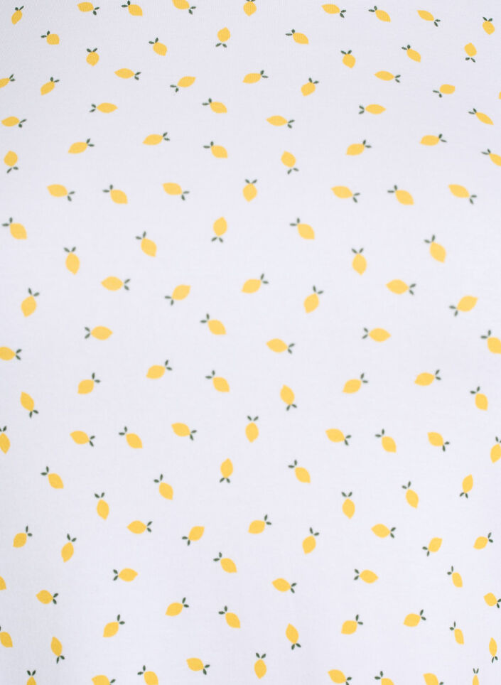 Koszulka bawelniana z nadrukiem na calej powierzchni, Biały, Packshot image number 2