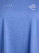 Koszulka Bawelna organiczna z malym motywem z przodu, Niebieskie, Packshot image number 2