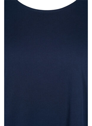 Koszulka z mieszanki bawelny, Navy Blazer, Packshot image number 2