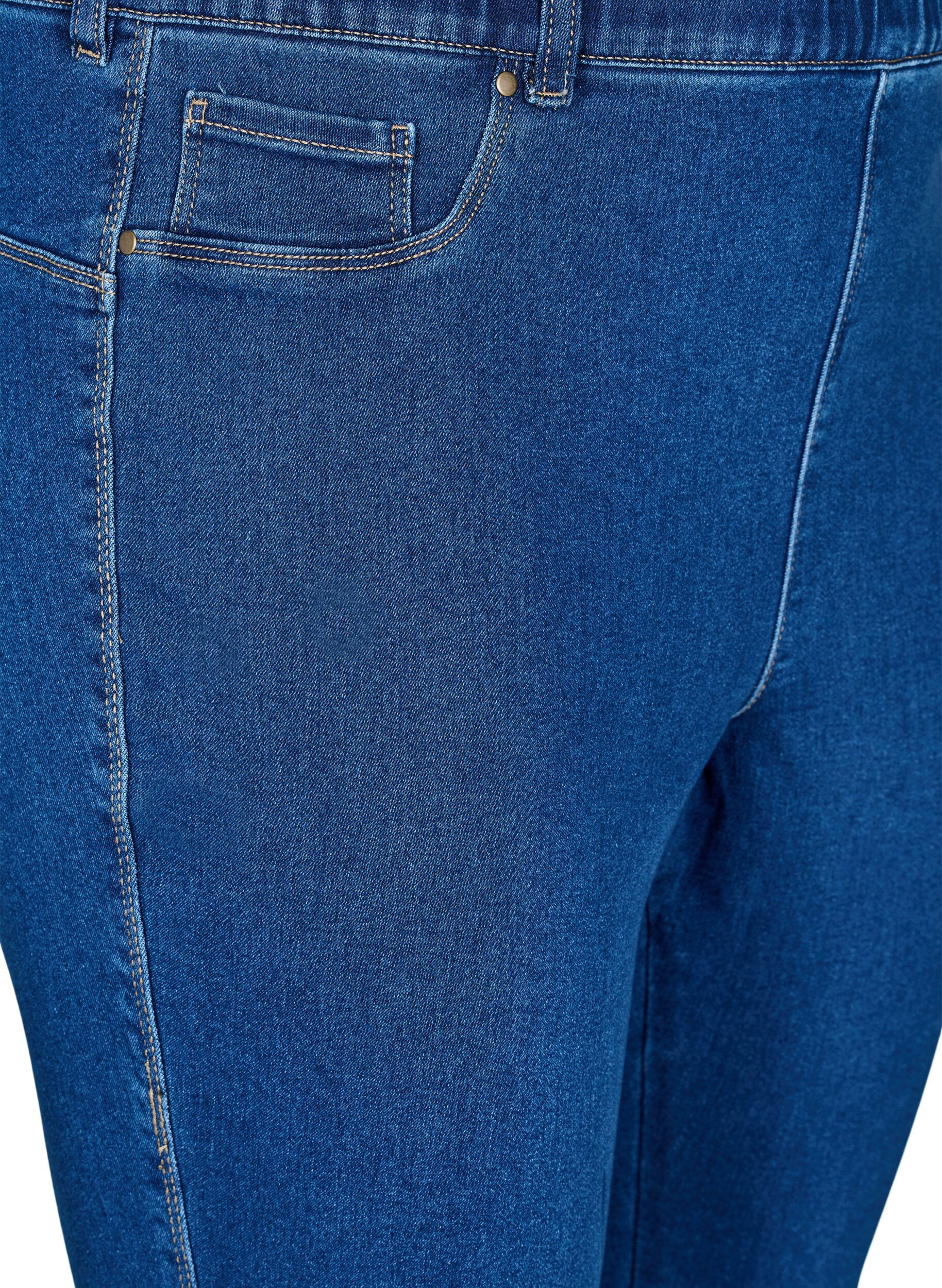 ZizziJegginsy z wysokim stanem, Niebieskie, Packshot image number 2