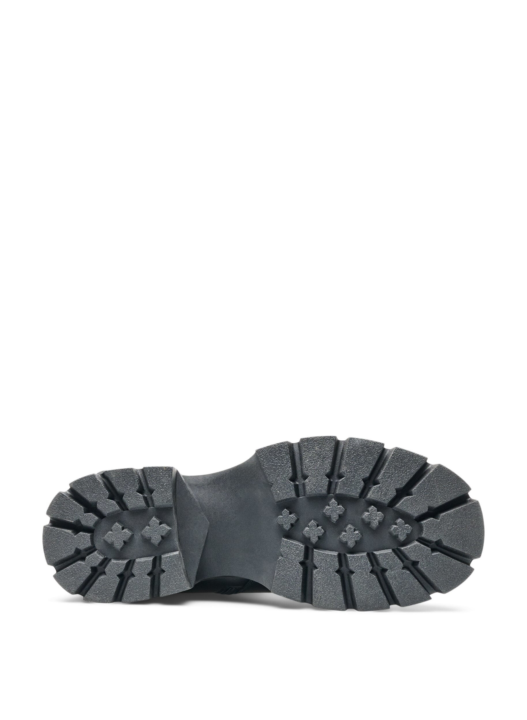 ZizziDlugie buty z wstawkami z zebrowanej dzianiny, Czarne, Packshot image number 2
