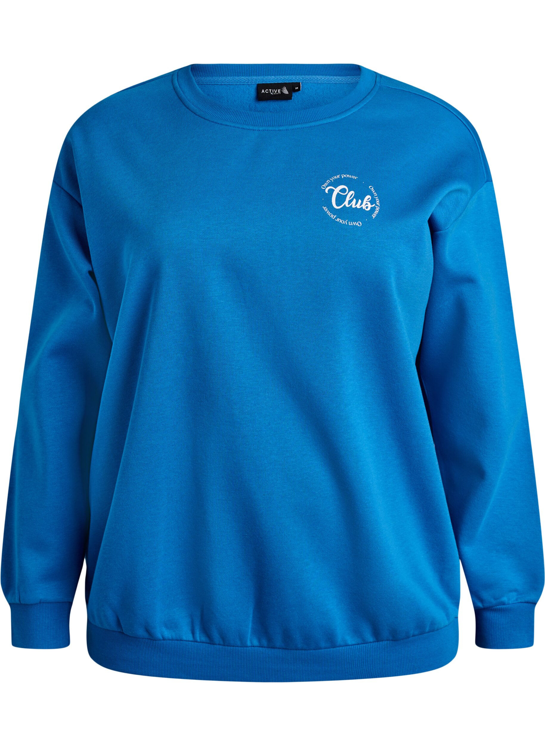 Bluza z tekstowym nadrukiem