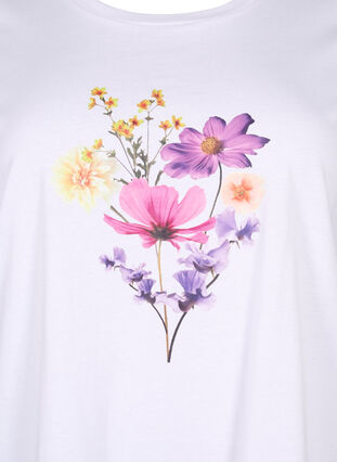 Koszulki z motywem kwiatowym, Bright W. w. Flower, Packshot image number 2