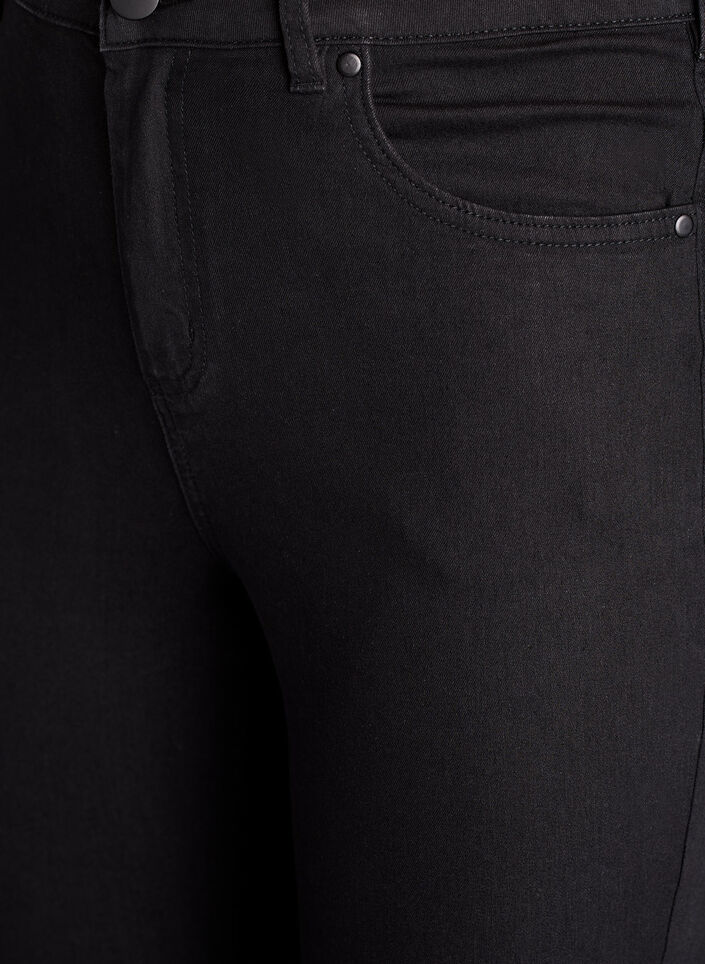 Jeansy super slim z wysokim stanem Amy, Czarne, Packshot image number 2
