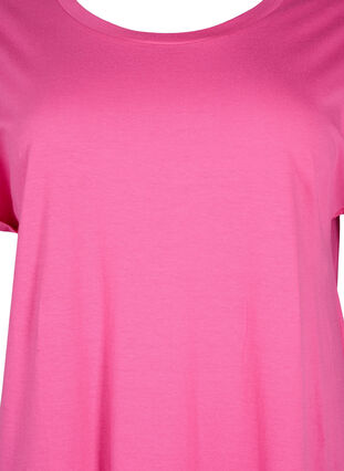 2-pack bawelniana sukienka z krótkimi rekawami, Shocking Pink/Black, Packshot image number 4