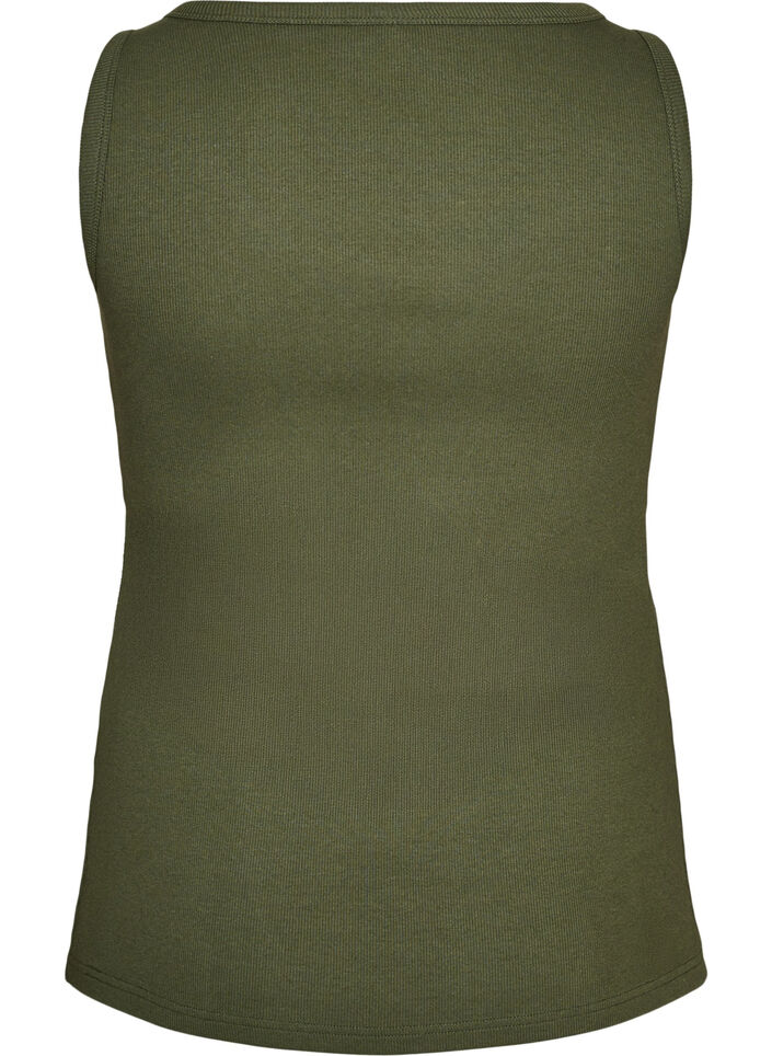 Dopasowany top z motywem, Zielony, Packshot image number 1