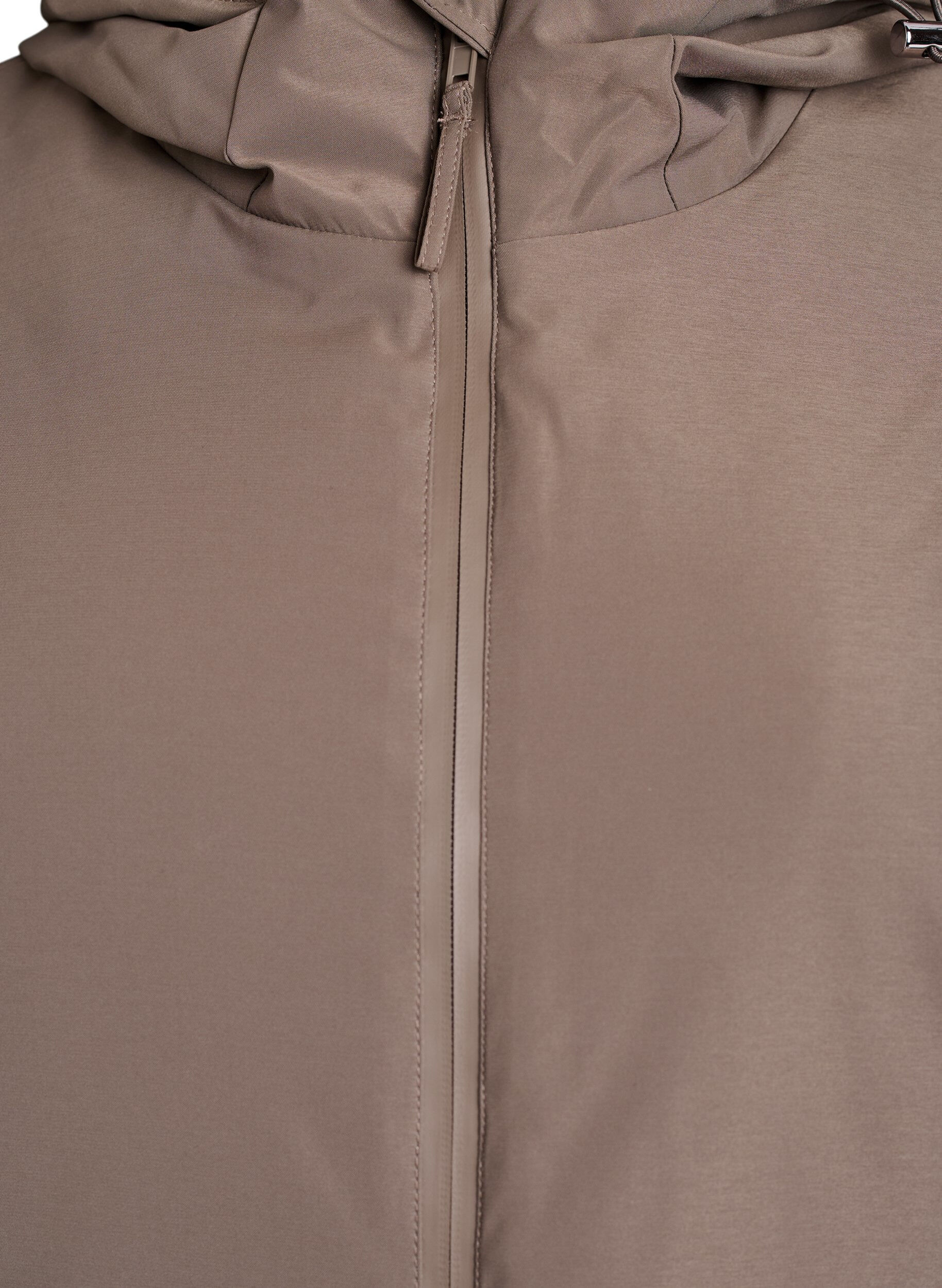 Zizzi Kurtka zimowa z regulacja w pasie, Brązowy, Packshot image number 2