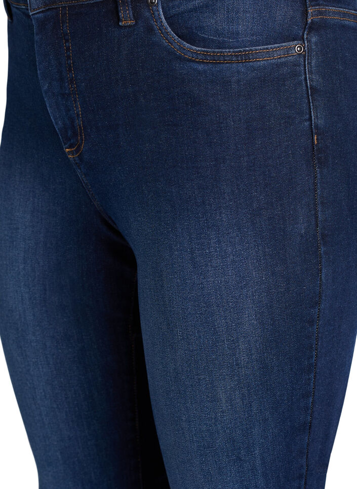 Jeansy slim fit z regularnym stanem, Dark Blue, Packshot image number 2