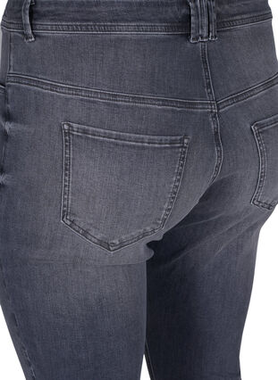 Bardzo waskie jeansy Amy z wysokim stanem, Grey Denim, Packshot image number 3