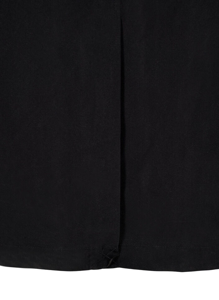 Dlugi trencz z paskiem, Black, Packshot image number 3