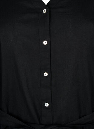 Sukienka koszulowa z dlugimi rekawami, Black, Packshot image number 2