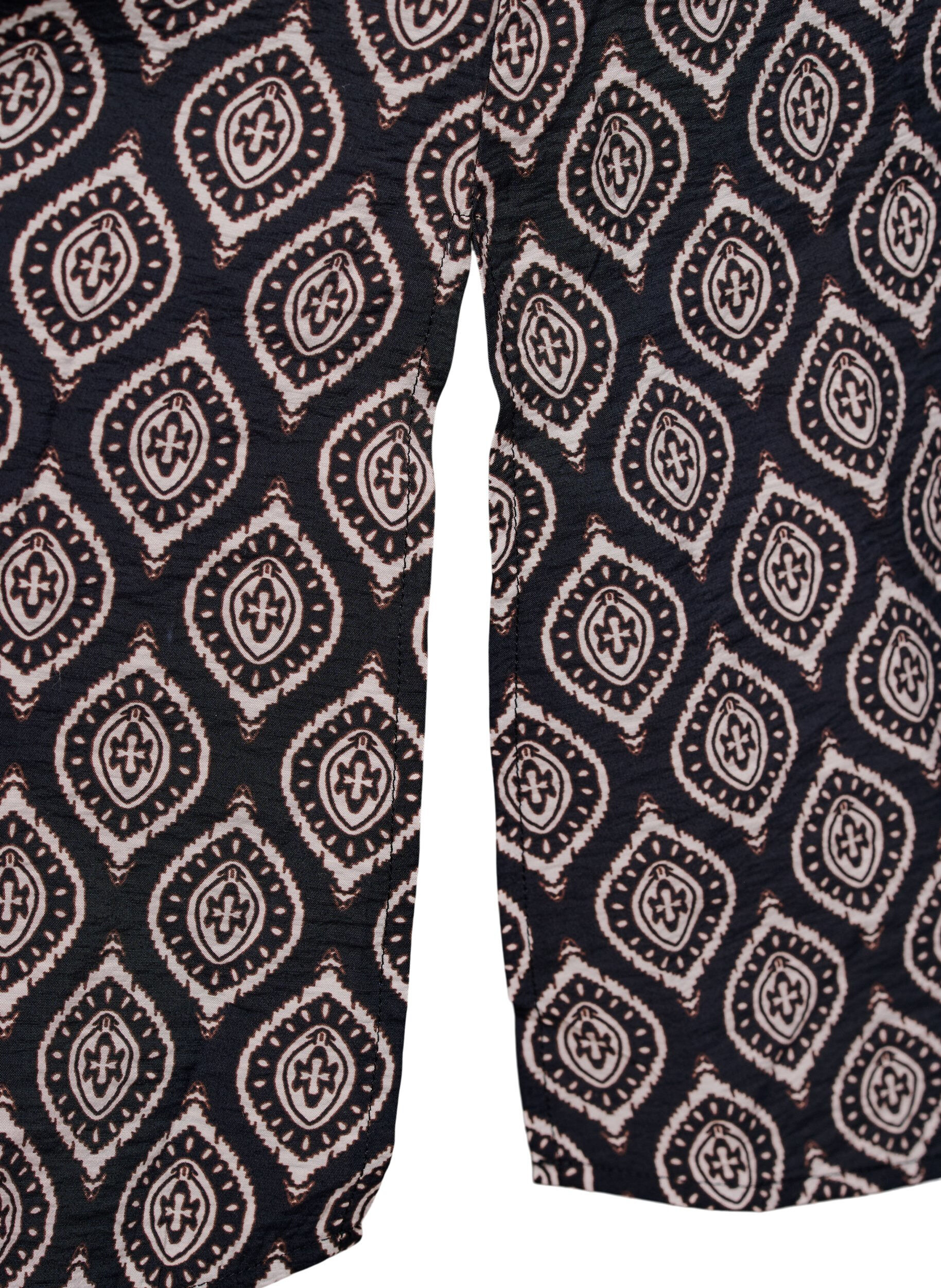 ZizziWiskozowa sukienka z dekoltem w szpic, Niebieskie, Packshot image number 3