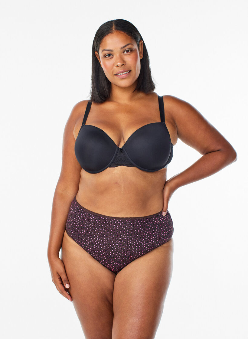  Majtki z regularnym stanem 7-pack, Różowy, Model image number 0