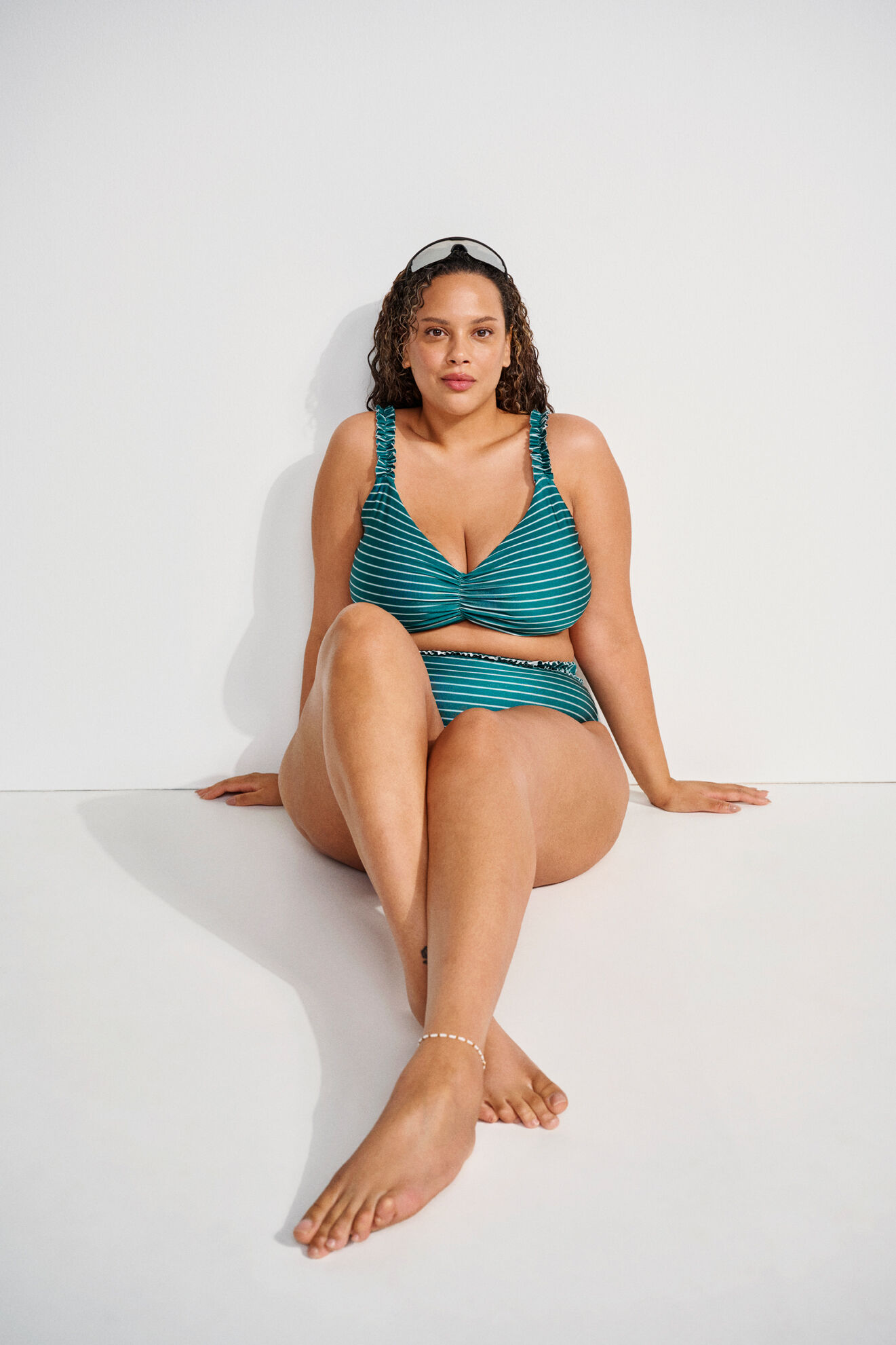 Zizzi Paski bikini, , Model