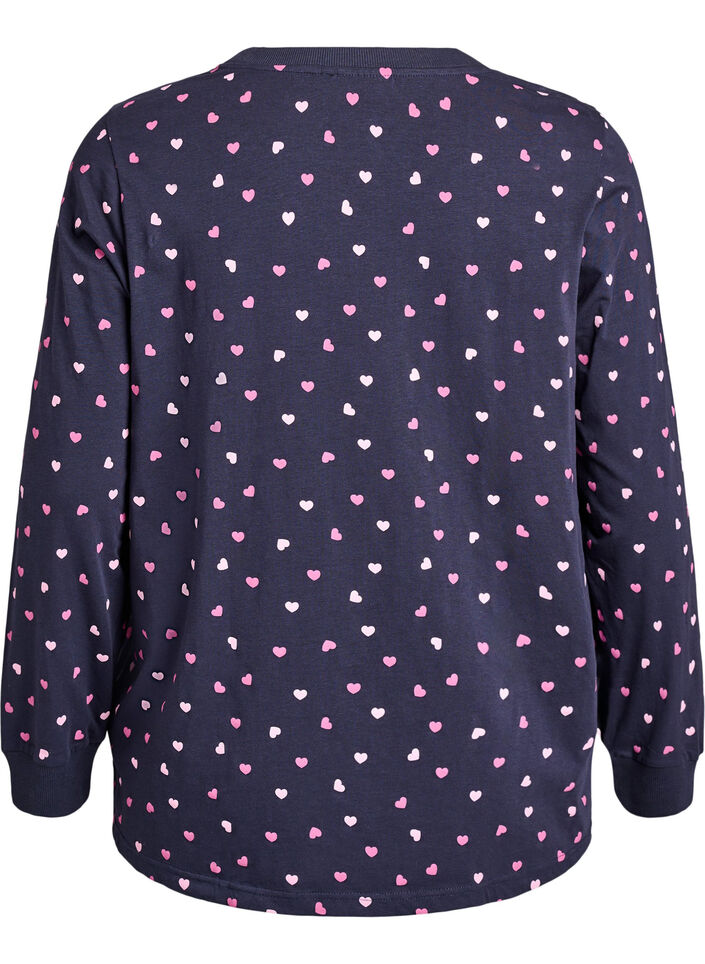 Koszula nocna z nadrukiem, Niebieskie, Packshot image number 1