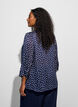 Koszula w krate z wykladanym kolnierzem i 3/4-sleeves, Niebieskie, Model image number 2