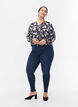 Jegginsy z mieszanki bawelny, Dark blue denim, Model image number 0