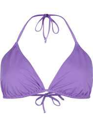 Trójkatna góra od bikini w jednolitym kolorze, Royal Lilac, Packshot
