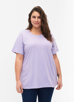 Flash - koszulka z okraglym dekoltem, Lavender, Model image number 0