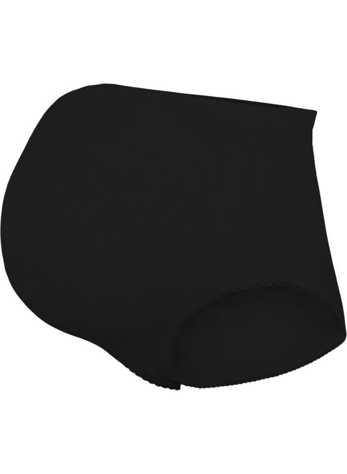 Majtki ciazowe bezszwowe, Czarne, Packshot image number 0