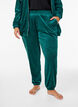 Luzne aksamitne spodnie, Zielony, Model image number 2