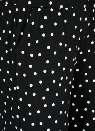 Luzne spodnie o dlugosci 7/8, Black Dot, Packshot image number 2