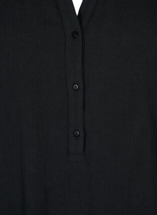 Flash - Bawelniana sukienka midi z krótkim rekawem, Black, Packshot image number 2