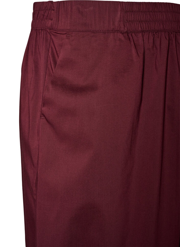 Spodnie balonowe z kieszeniami i elastycznym pasem w talii, Czerwony, Packshot image number 2