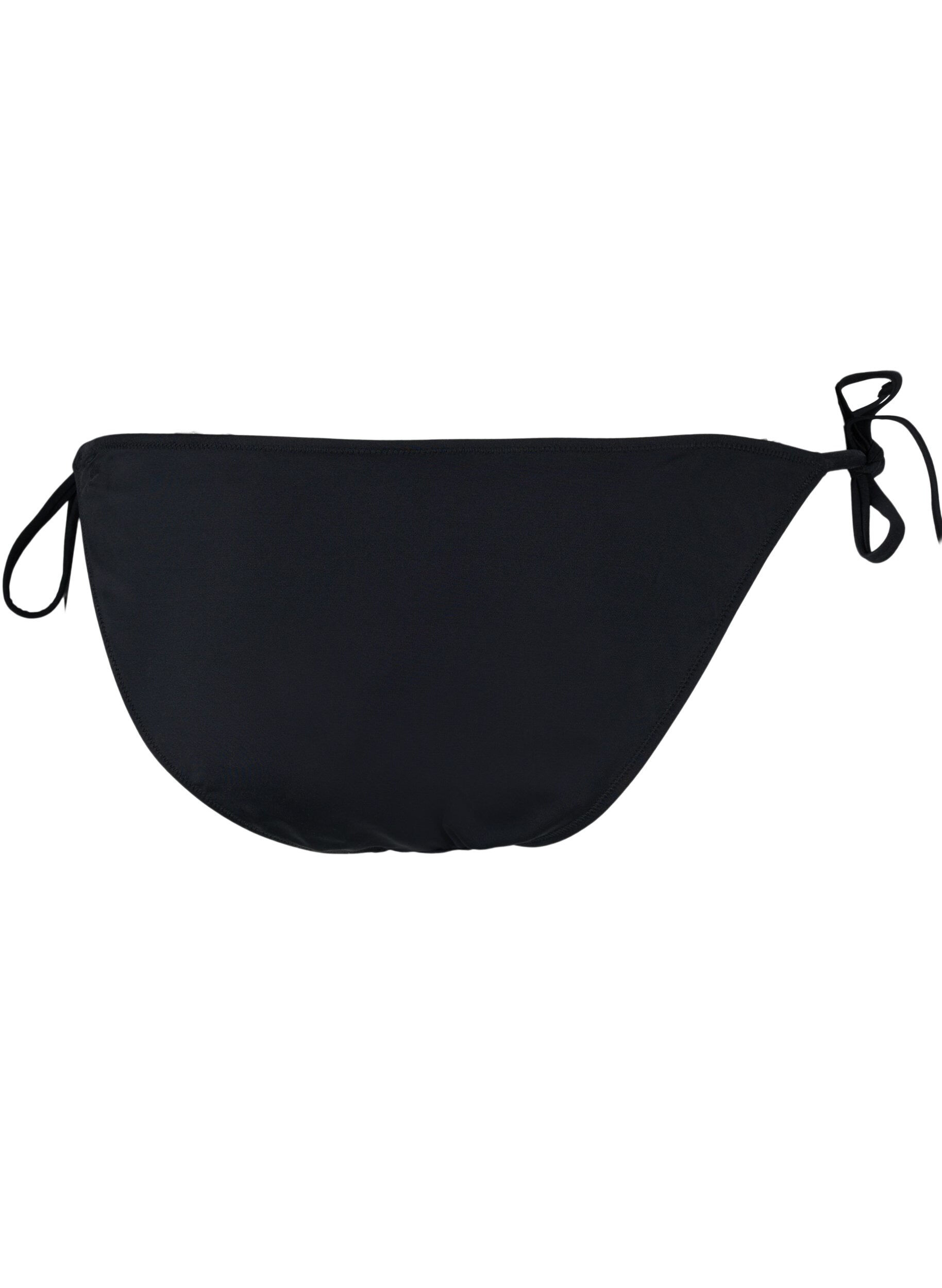 Zizzi D&oacute;l bikini wiazany na sznureczki, Black, Packshot image number 1