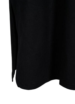 Bawelniana sukienka z krótkimi rekawami, Black, Packshot image number 3