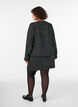 Kr&oacute;tka sp&oacute;dnica z tkaniny boucl&eacute;, Czarne, Model image number 2
