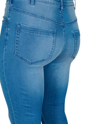 Super waskie jeansy Amy z wysokim stanem, Light blue, Packshot image number 3
