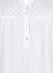 Tunic in cotton with embroidery anglaise, Bright White, Packshot image number 2
