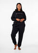Bluza z kapturem i nadrukiem, Czarne, Model image number 1