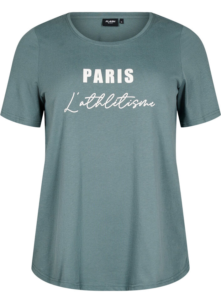 FLASH - T-shirt z nadrukiem, Zielony, Packshot image number 0