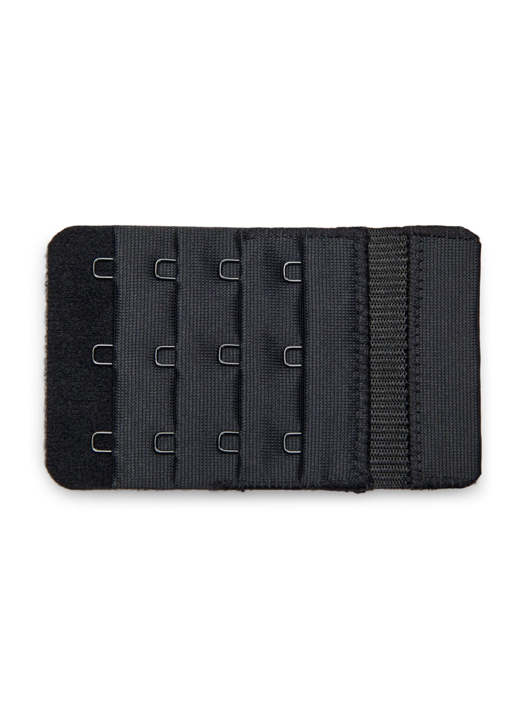 Zizzi Przedluzacz do biustonosza z trzema haczykami, Czarne, Packshot image number 0