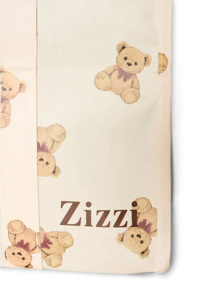 Torba na zakupy z suwakiem, Beżowy, Packshot image number 2