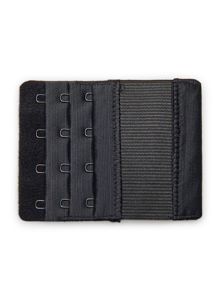 Przedluzka biustonosza z 6 haczykami, Czarne, Packshot image number 1