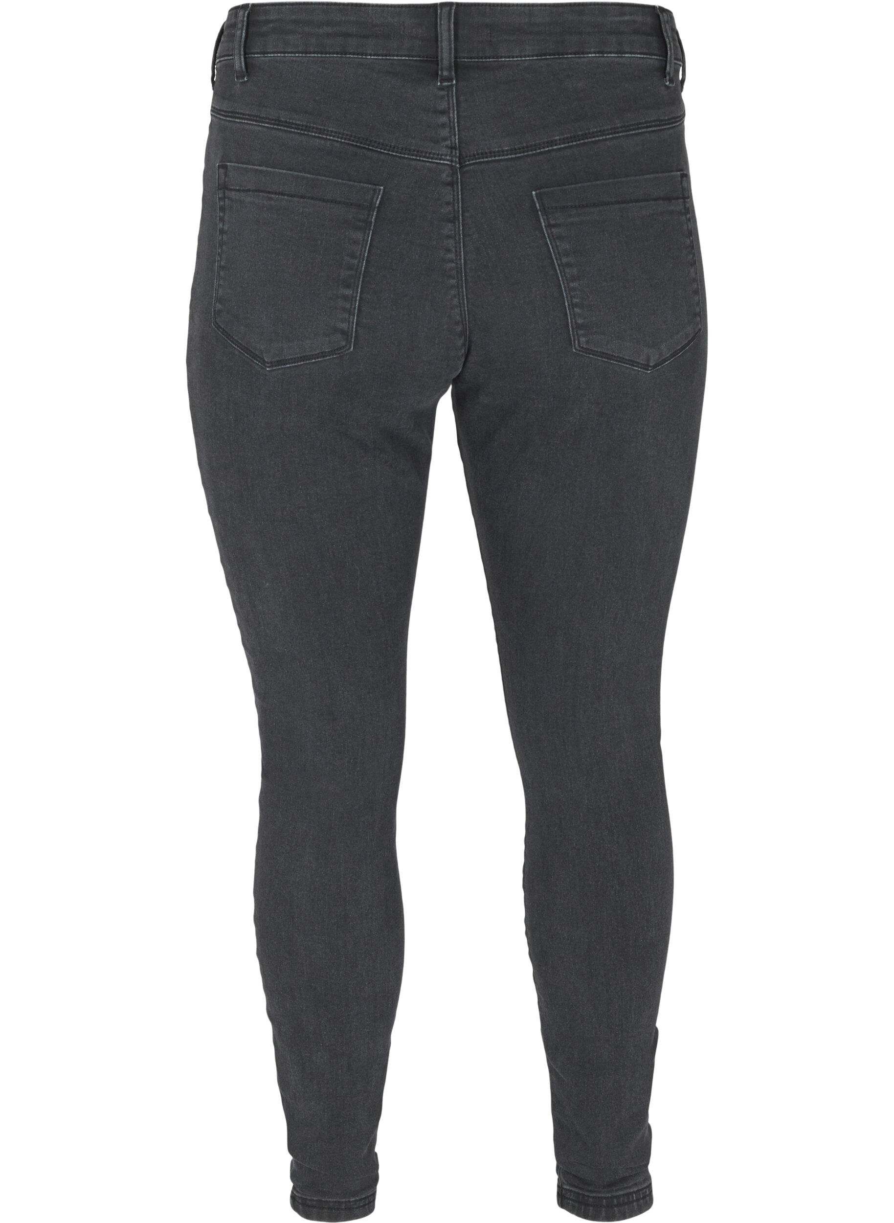 Zizzi Jegginsy z mieszanki bawelny, Grey Denim, Packshot image number 1