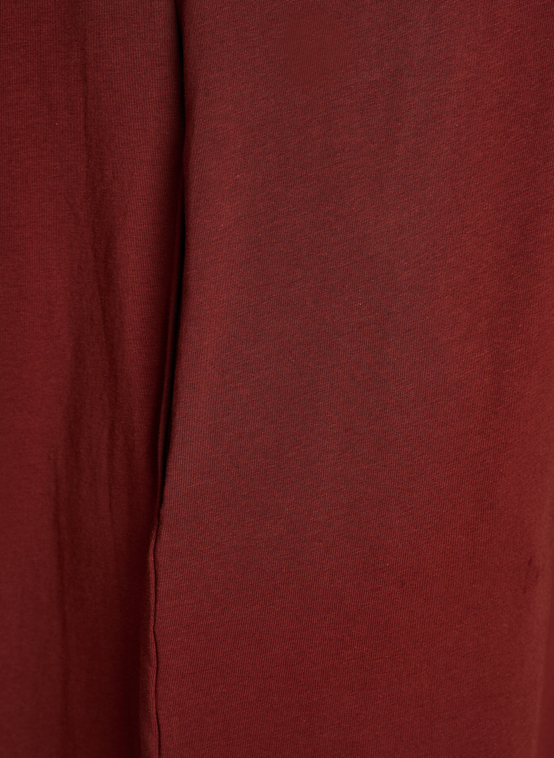 Zizzi Sukienka t-shirtowa midi z dekoltem w szpic, 0426, Packshot image number 3