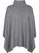 Poncho z golfem, Medium Grey Melange, Packshot image number 1