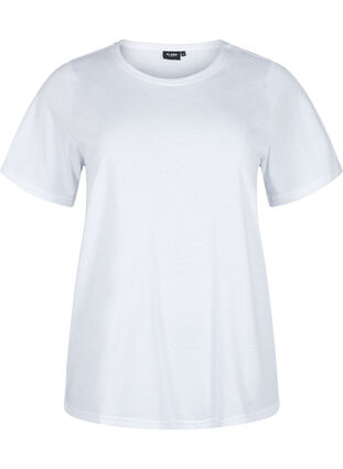 FLASH – 2-pack koszulki z okraglym dekoltem, White/Black, Packshot image number 2