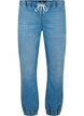 Jeansowe joggery z kieszeniami, Niebieskie, Packshot image number 0