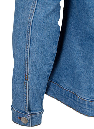 FLASH – kurtka jeansowa z elastycznej mieszanki bawelnianej, Blue Denim, Packshot image number 4