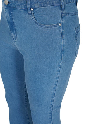 Bardzo waskie jeansy Amy z wysokim stanem, Light blue, Packshot image number 2
