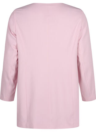 Wiosenna kurtka z ukrytym zapieciem na guziki, Parfait Pink, Packshot image number 1